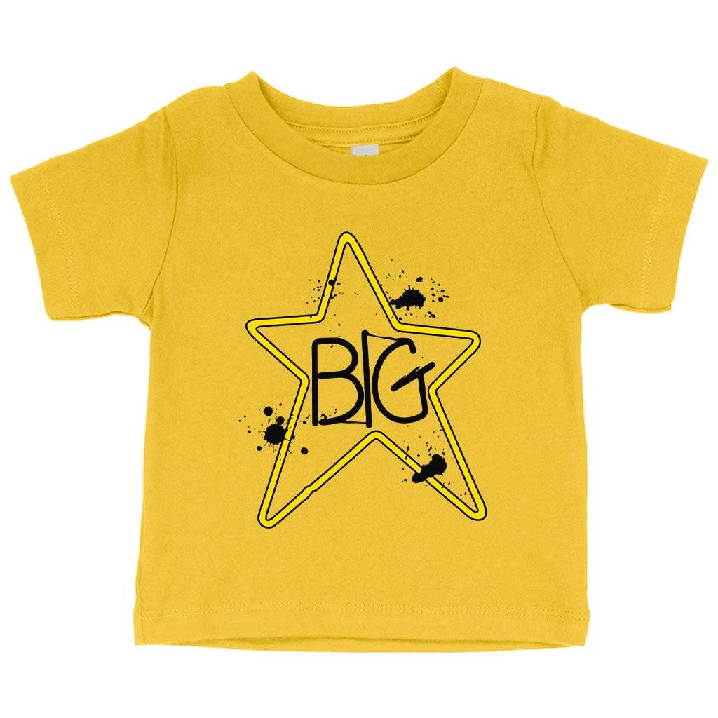 59508-957bfd.jpeg Baby Big Star T-Shirt - Big Star Vintage T-Shirt Baby Clothing Kids & Baby Color : White|Navy|Yellow