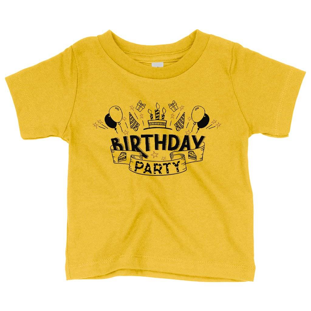 59511-a58ea9.jpeg Baby Birthday Party T-Shirt - Birthday Celebration T-Shirts Baby Clothing Kids & Baby Color : Yellow|Navy|Pink
