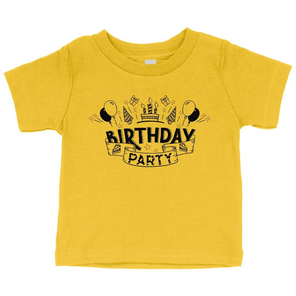 59511-e7c8cd.jpeg Baby Birthday Party T-Shirt - Birthday Celebration T-Shirts Baby Clothing Kids & Baby Color : Yellow|Navy|Pink