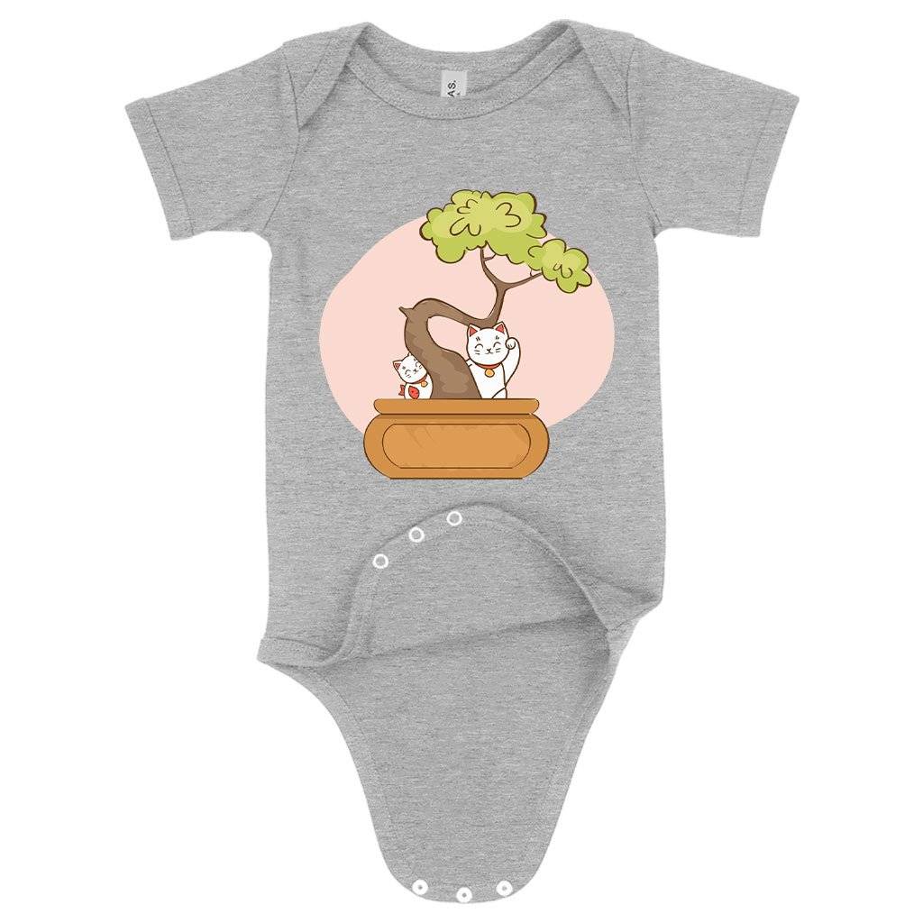 59513-b089d4.jpeg Baby Bonsai Onesie - Cat Onesies Baby Clothing Kids & Baby Color : Gray Triblend|Peach Triblend|Ice Blue Triblend