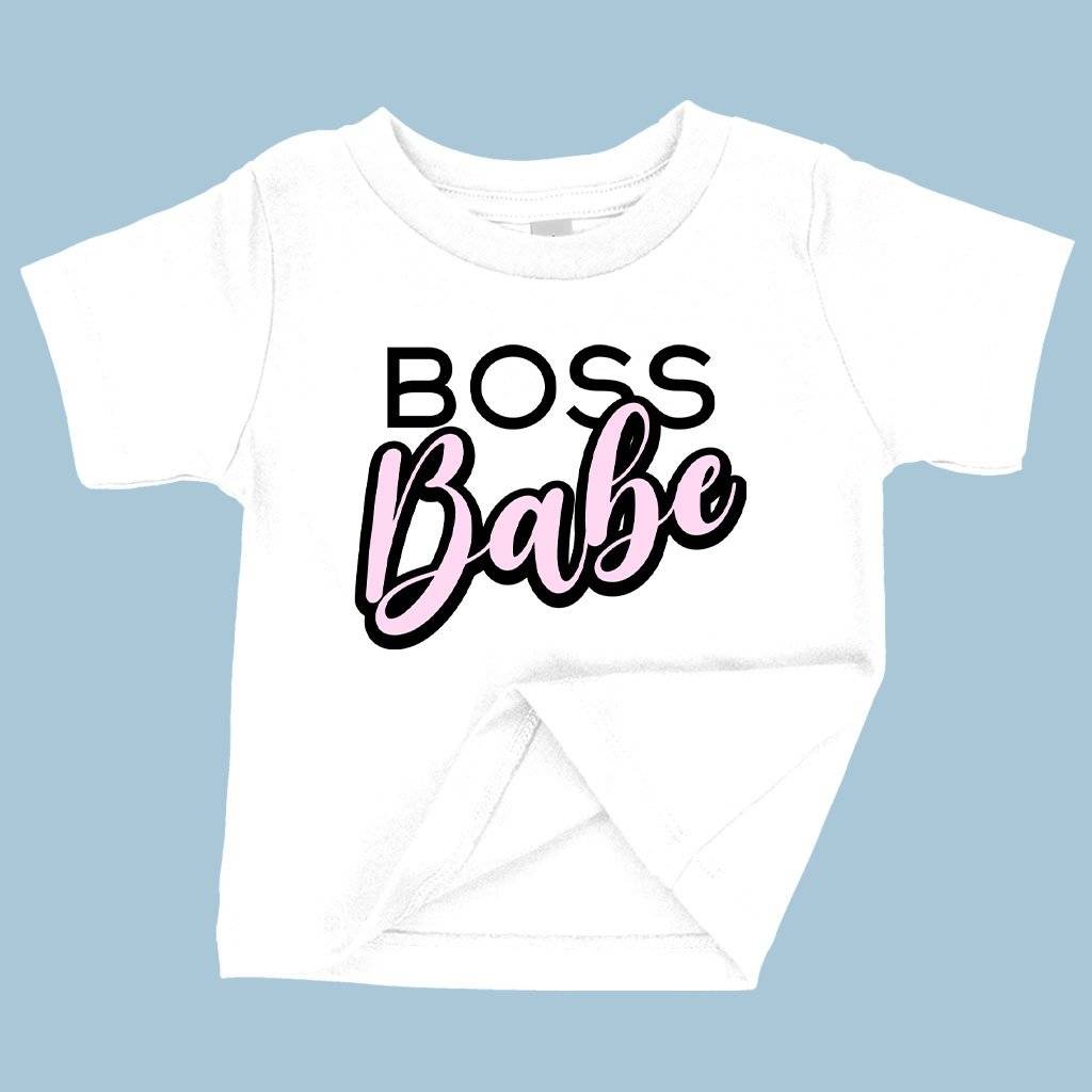 59517-589dcc.jpeg Baby Boss Babe Graphic T-Shirt Baby Clothing Kids & Baby Color : White|Pink|Navy
