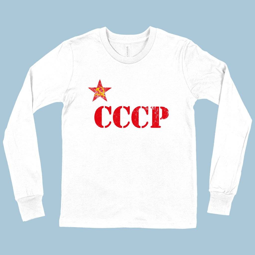 59604-641d77.jpeg Kids' CCCP Long Sleeve T-Shirt - USSR T-Shirt Kids & Baby Kids' Clothing Color : White|Heather Yellow Gold|Black