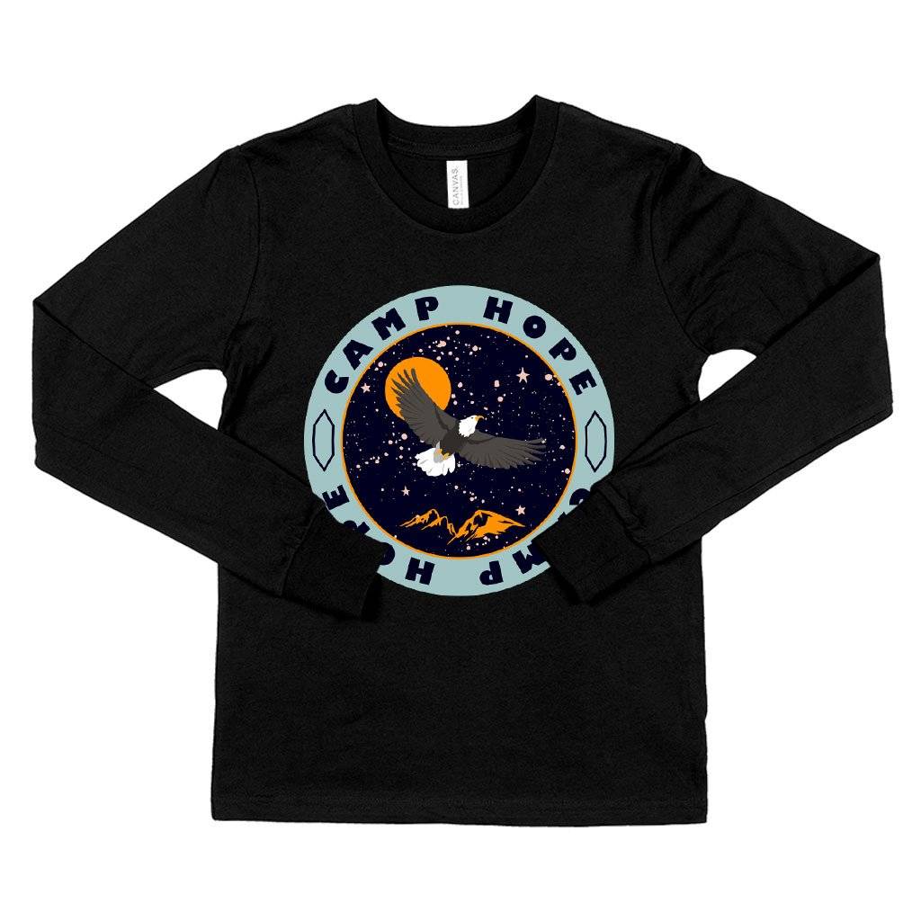 59606-e574ea.jpeg Kids' Camp Hope Long Sleeve T-Shirt - Heavyweights Camp Hope T-Shirt Kids & Baby Kids' Clothing Color : Black|Heather Yellow Gold|True Royal Blue