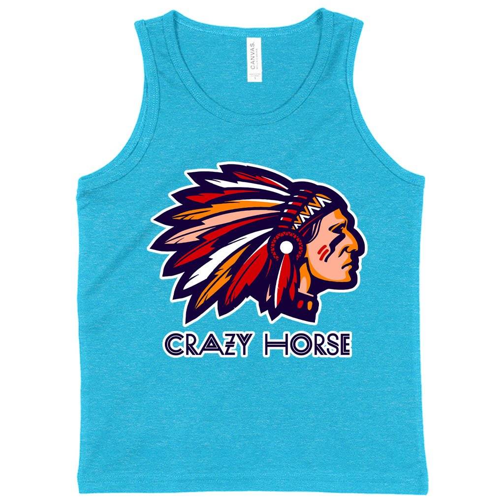 59612-5f7e4f.jpeg Kids' Crazy Horse Tank - Graphic Tank Kids & Baby Kids' Clothing Color : Neon Blue|Neon Pink|Athletic Heather