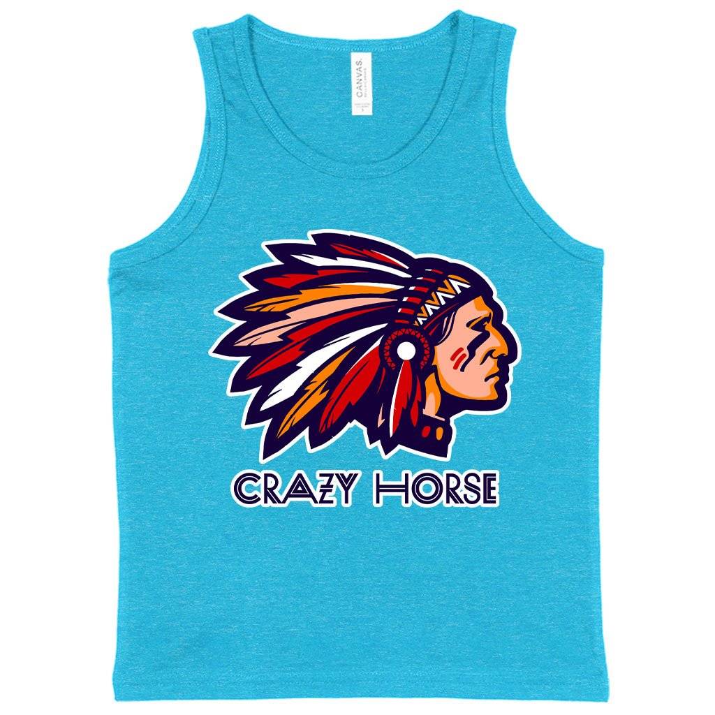 59612-abebf7.jpeg Kids' Crazy Horse Tank - Graphic Tank Kids & Baby Kids' Clothing Color : Neon Blue|Neon Pink|Athletic Heather