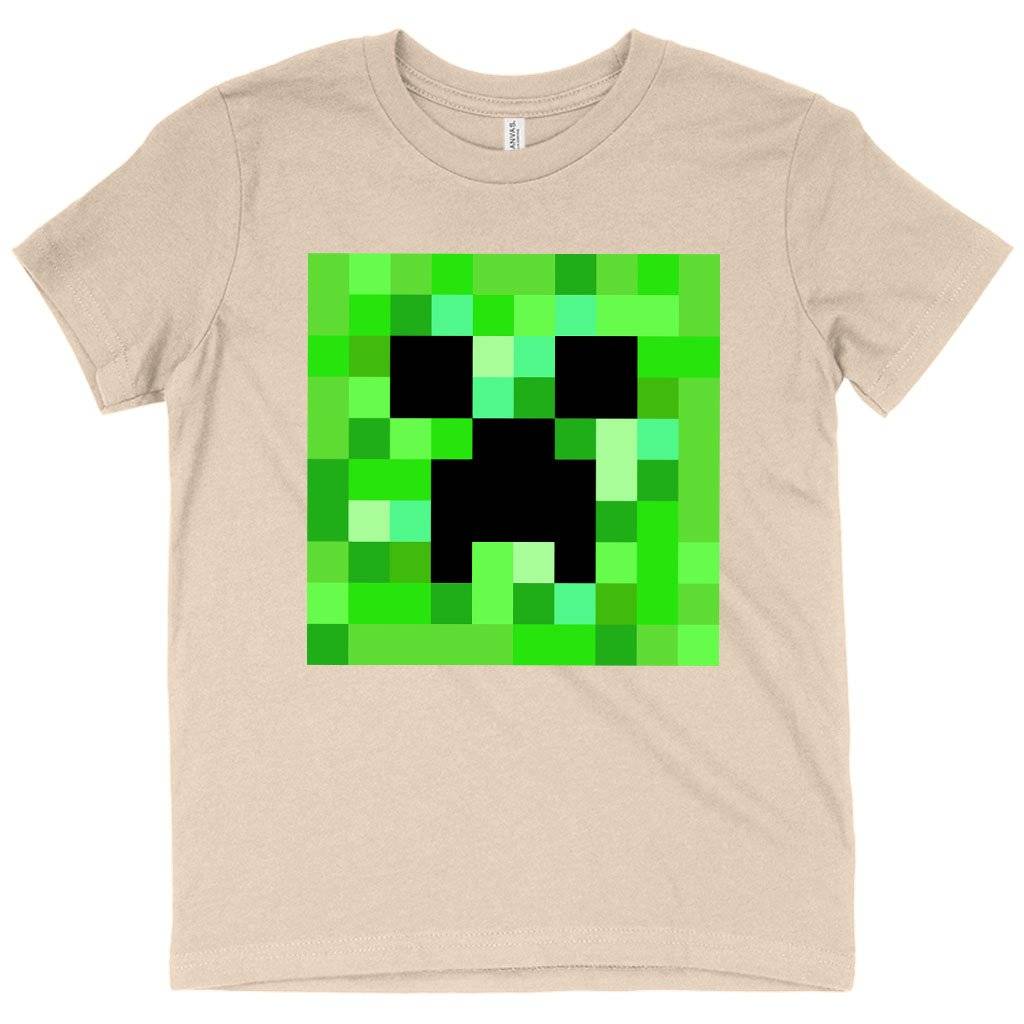 59613-966dc0.jpeg Kids' Creeper T-Shirt - Minecraft T-Shirt Kids & Baby Kids' Clothing Color : Natural|White|Black