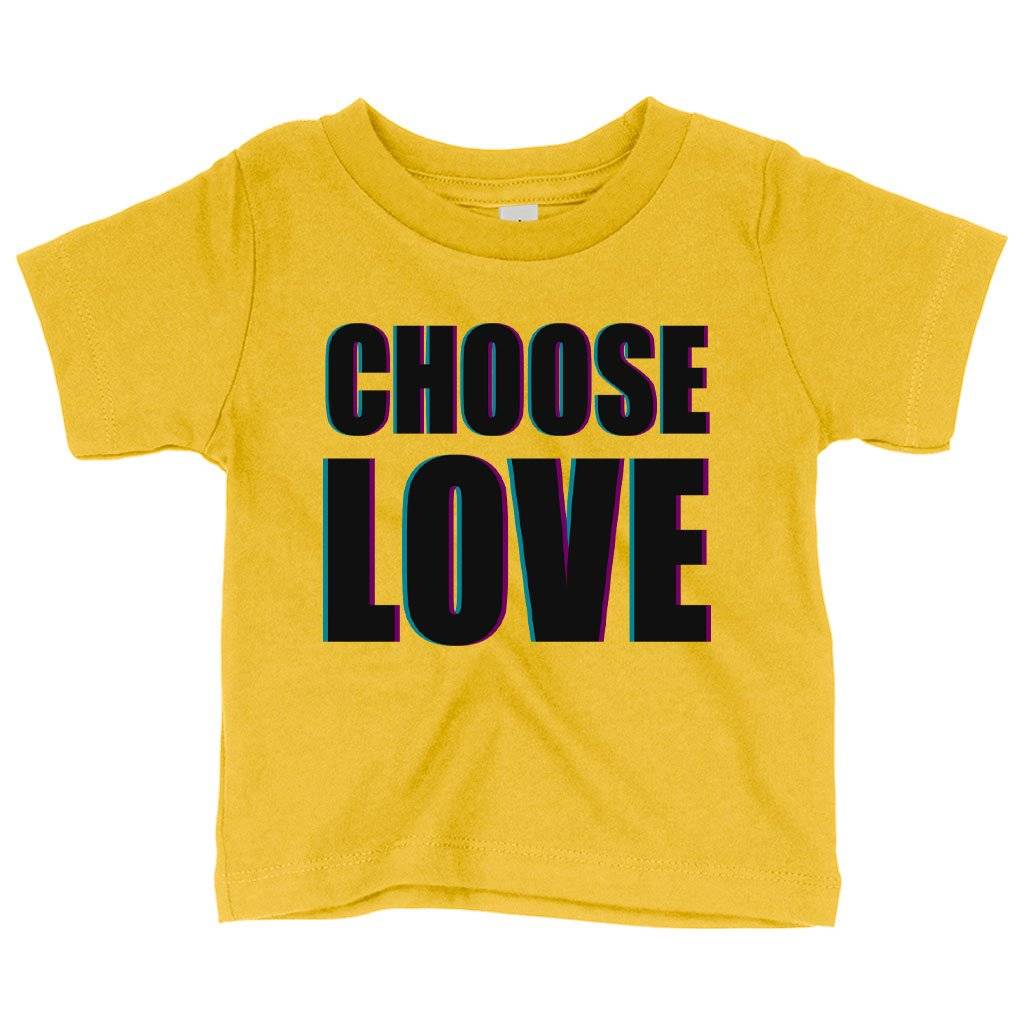 59936-668ecc.jpeg Baby Choose Love T-Shirt - Love Graphic T-Shirt Baby Clothing Kids & Baby Color : White|Yellow|Navy
