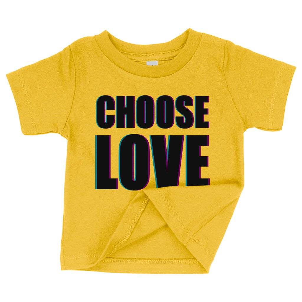 59936-d370a4.jpeg Baby Choose Love T-Shirt - Love Graphic T-Shirt Baby Clothing Kids & Baby Color : White|Yellow|Navy