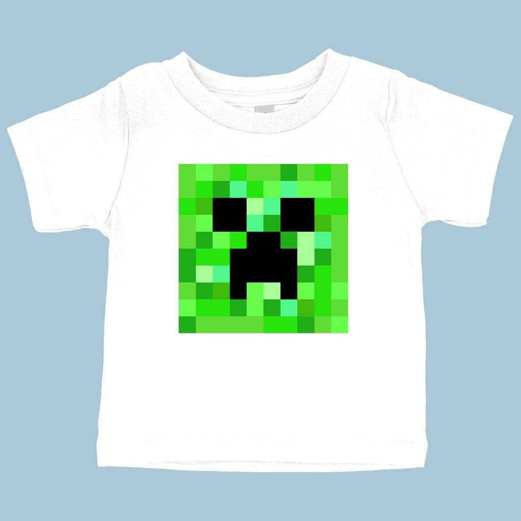 59941-402b2e.jpeg Baby Creeper T-Shirt - Minecraft T-Shirt Baby Clothing Kids & Baby Color : White|Heather Columbia Blue|Athletic Heather