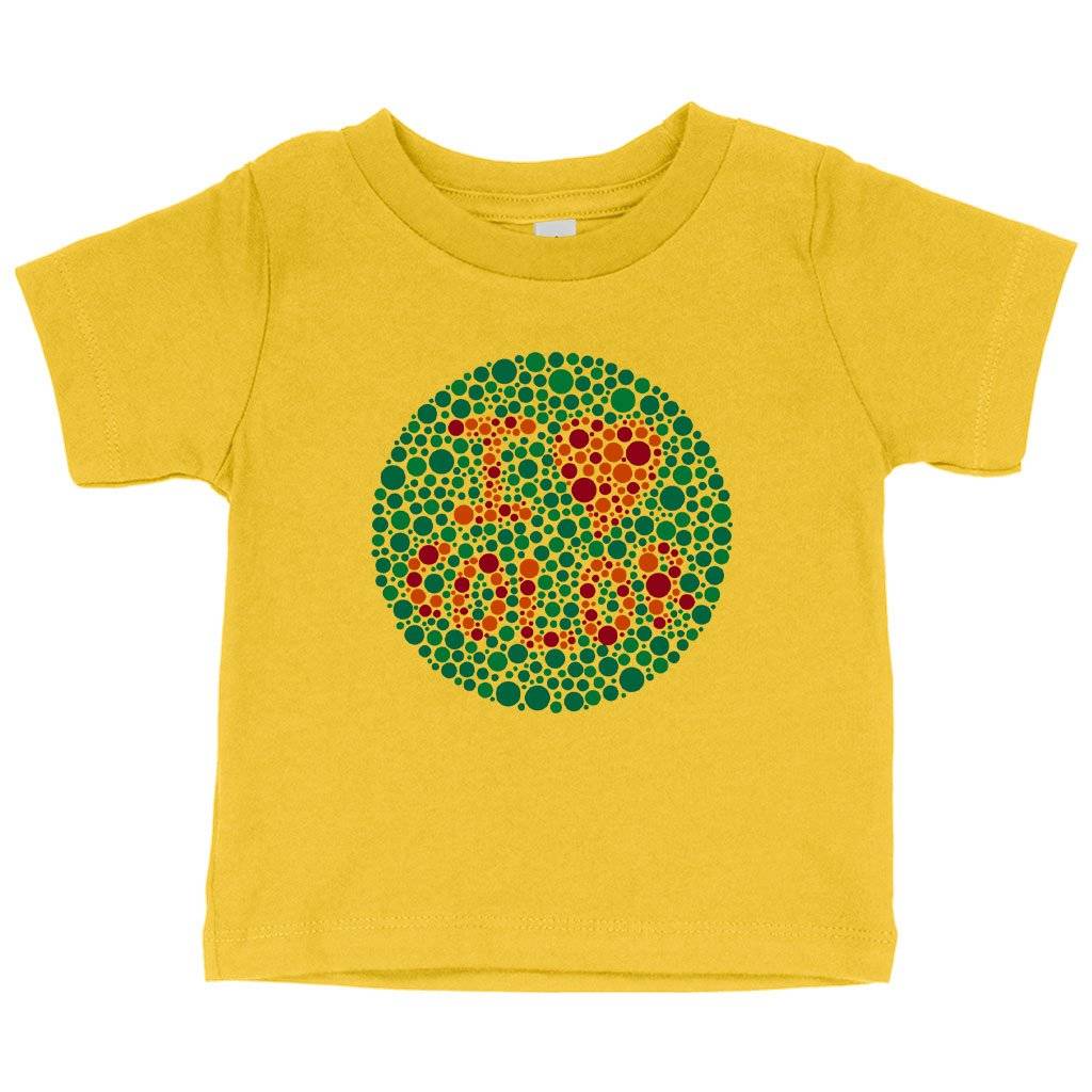 59945-f1c418.jpeg Baby I Love Color T-Shirt - Color Blind Test T-Shirt Baby Clothing Kids & Baby Color : White|Yellow|Navy