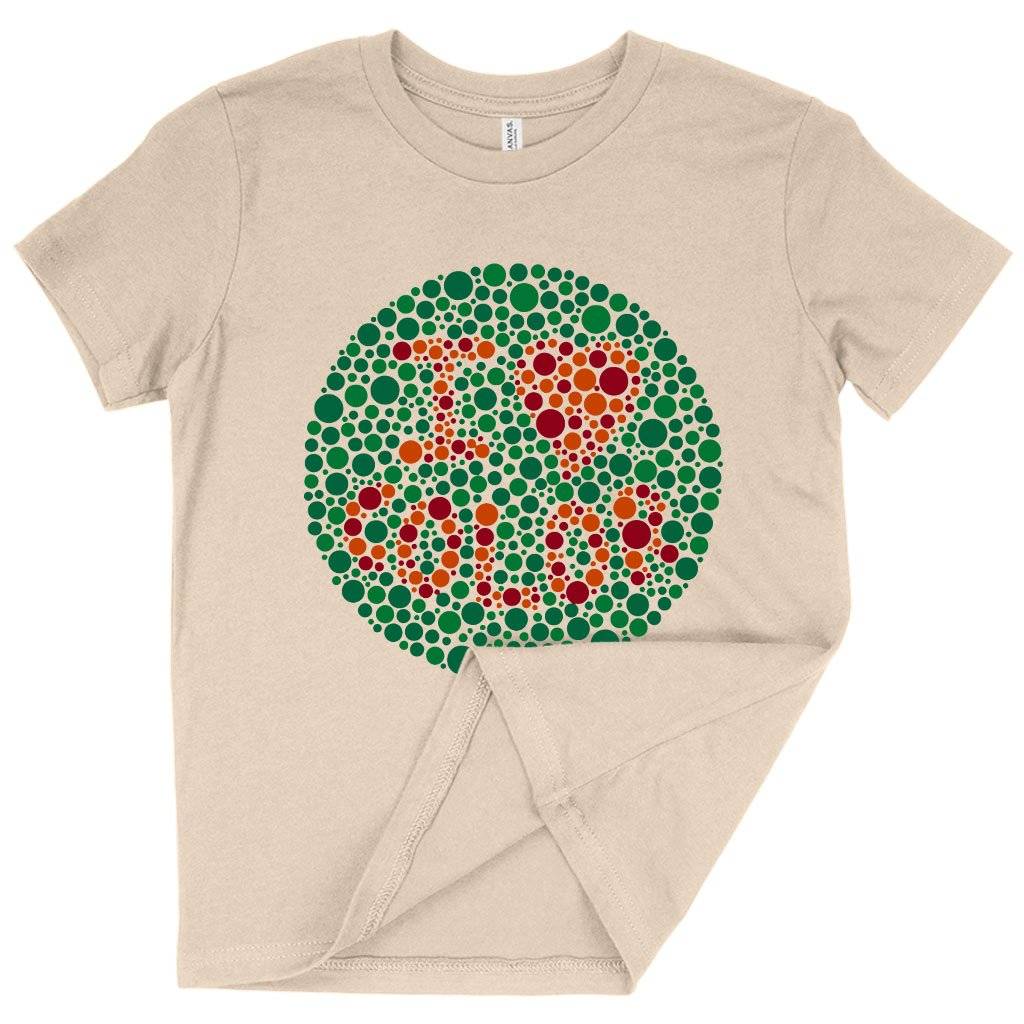 60110-e46582.jpeg Kids' I Love Color T-Shirt - Color Blind Test T-Shirt Kids & Baby Kids' Clothing Color : Mustard|Natural|Heather Red