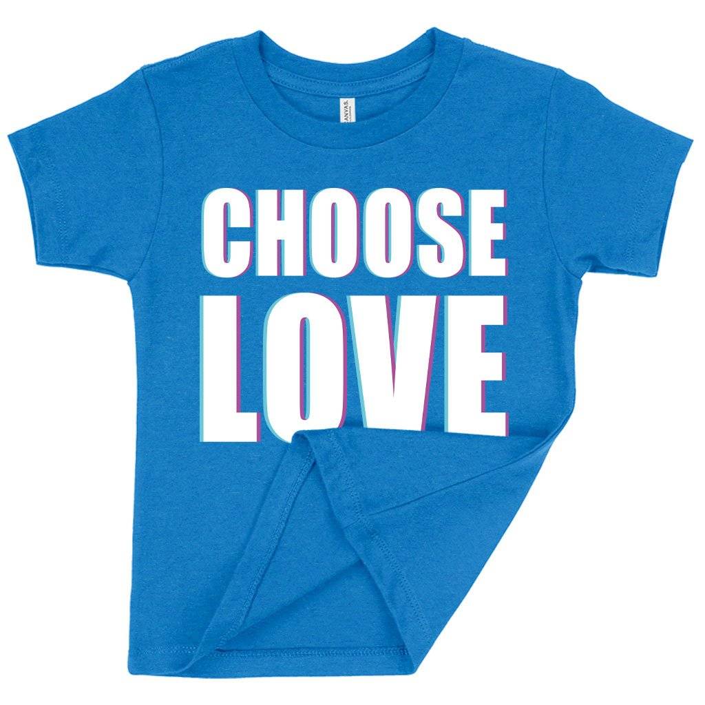 60284-7866cf.jpeg Toddler Choose Love T-Shirt - Love Graphic T-Shirt Kids & Baby Toddler Clothing Color : Athletic Heather|Heather Yellow Gold|Heather Columbia Blue