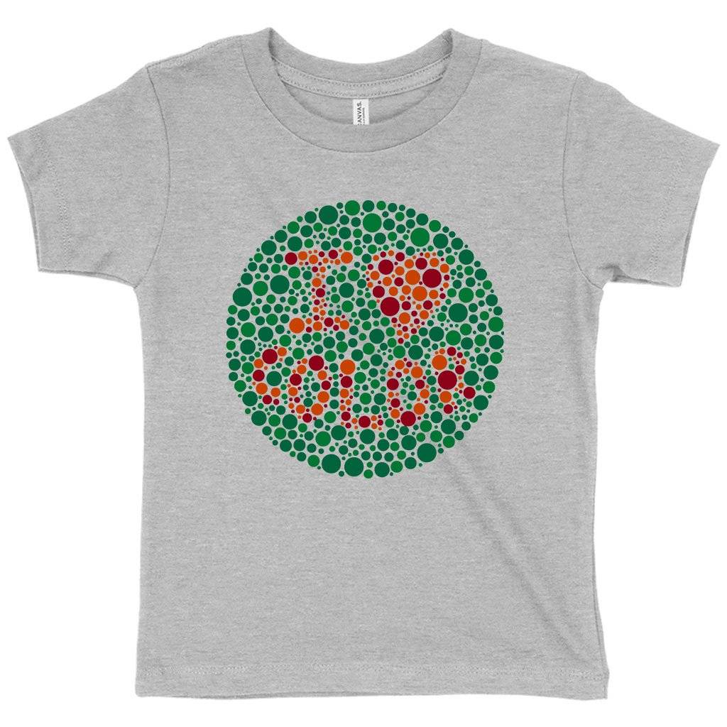 60294-5a0c2b.jpeg Toddler I Love Color T-Shirt - Color Blind Test T-Shirt Kids & Baby Toddler Clothing Color : Heather Yellow Gold|Athletic Heather|Kelly