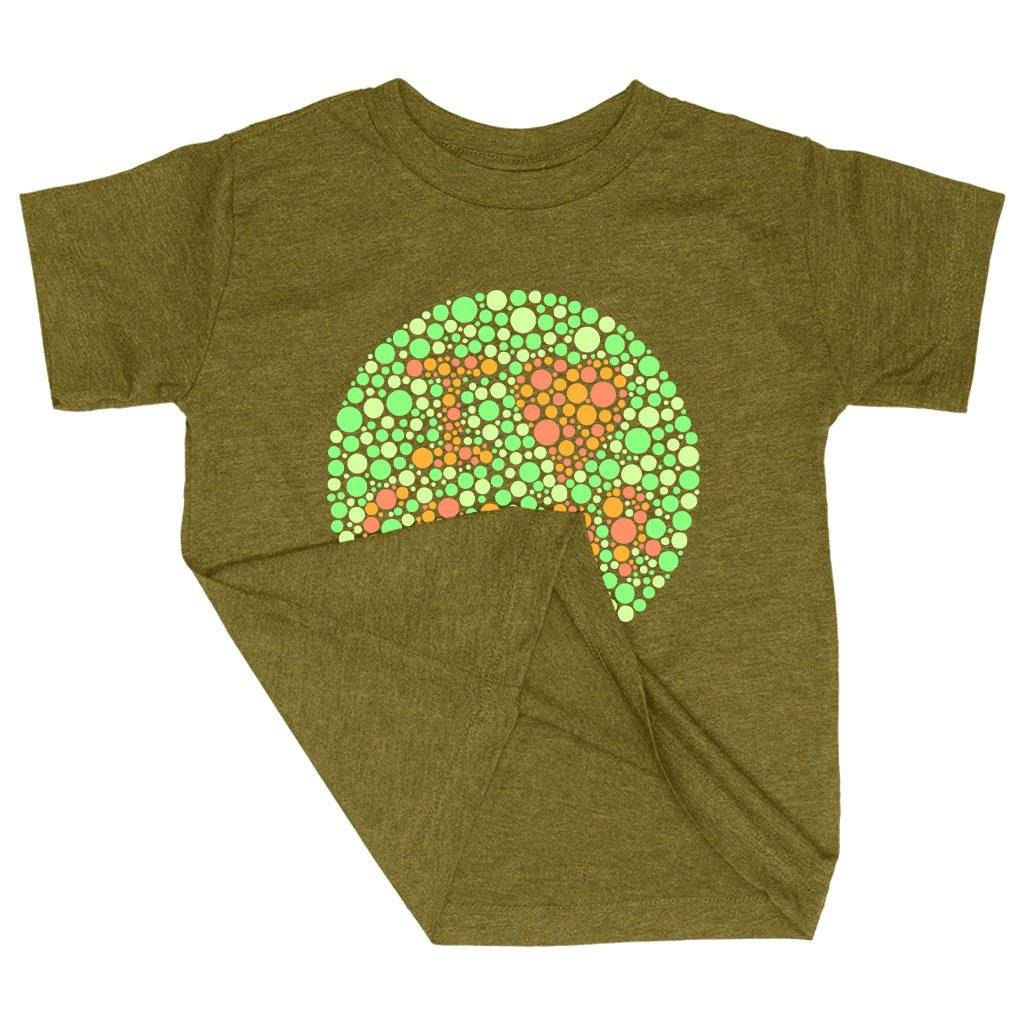 60302-34867b.jpeg Triblend Toddler I Love Color T-Shirt - Color Blind Test T-Shirt Kids & Baby Toddler Clothing Color : Ice Blue Triblend|Olive Triblend|Peach Triblend