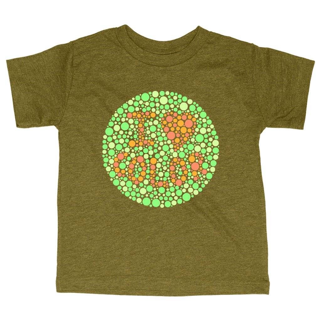 60302-4c2478.jpeg Triblend Toddler I Love Color T-Shirt - Color Blind Test T-Shirt Kids & Baby Toddler Clothing Color : Ice Blue Triblend|Olive Triblend|Peach Triblend