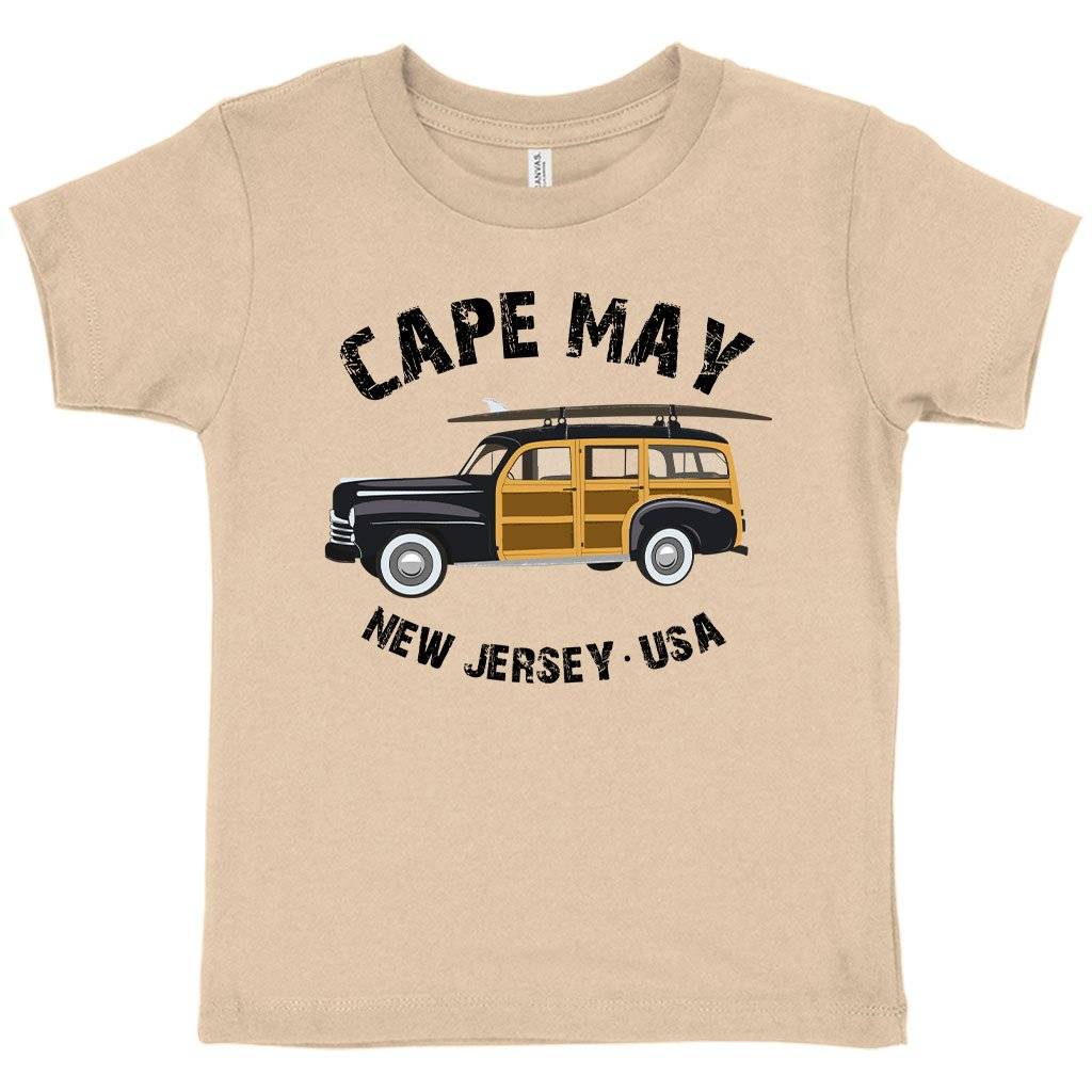 Toddler Cape May T-Shirt - New Jersey T-Shirt - T-Shirts NJ Kids & Baby Toddler Clothing Color : Heather Yellow Gold|Athletic Heather|Heather Dust 