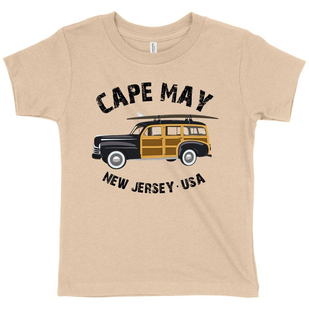 Toddler Cape May T-Shirt - New Jersey T-Shirt - T-Shirts NJ Kids & Baby Toddler Clothing Color : Heather Yellow Gold|Athletic Heather|Heather Dust 