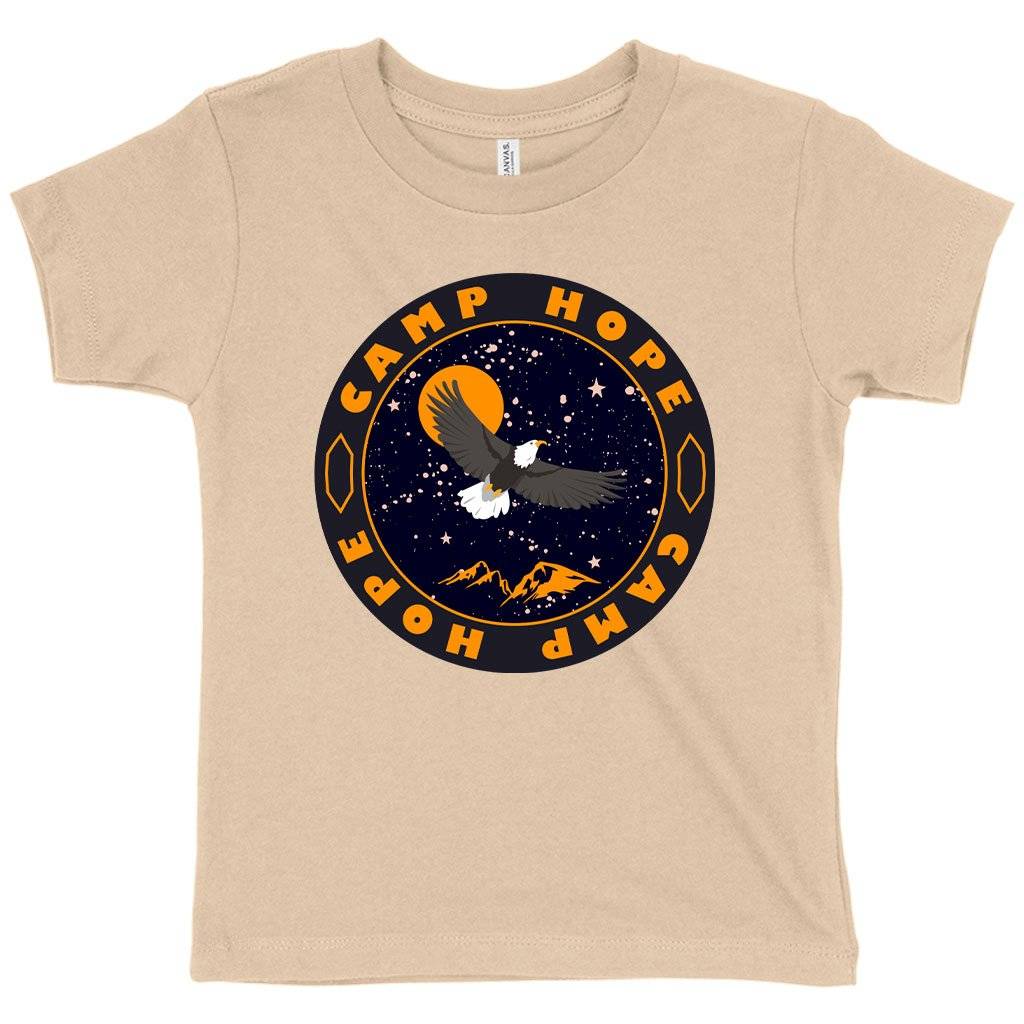 60407-2c8207.jpeg Toddler Camp Hope T-Shirt - Heavyweights Camp Hope T-Shirt Kids & Baby Toddler Clothing Color : Heather Dust|Kelly|Heather Columbia Blue