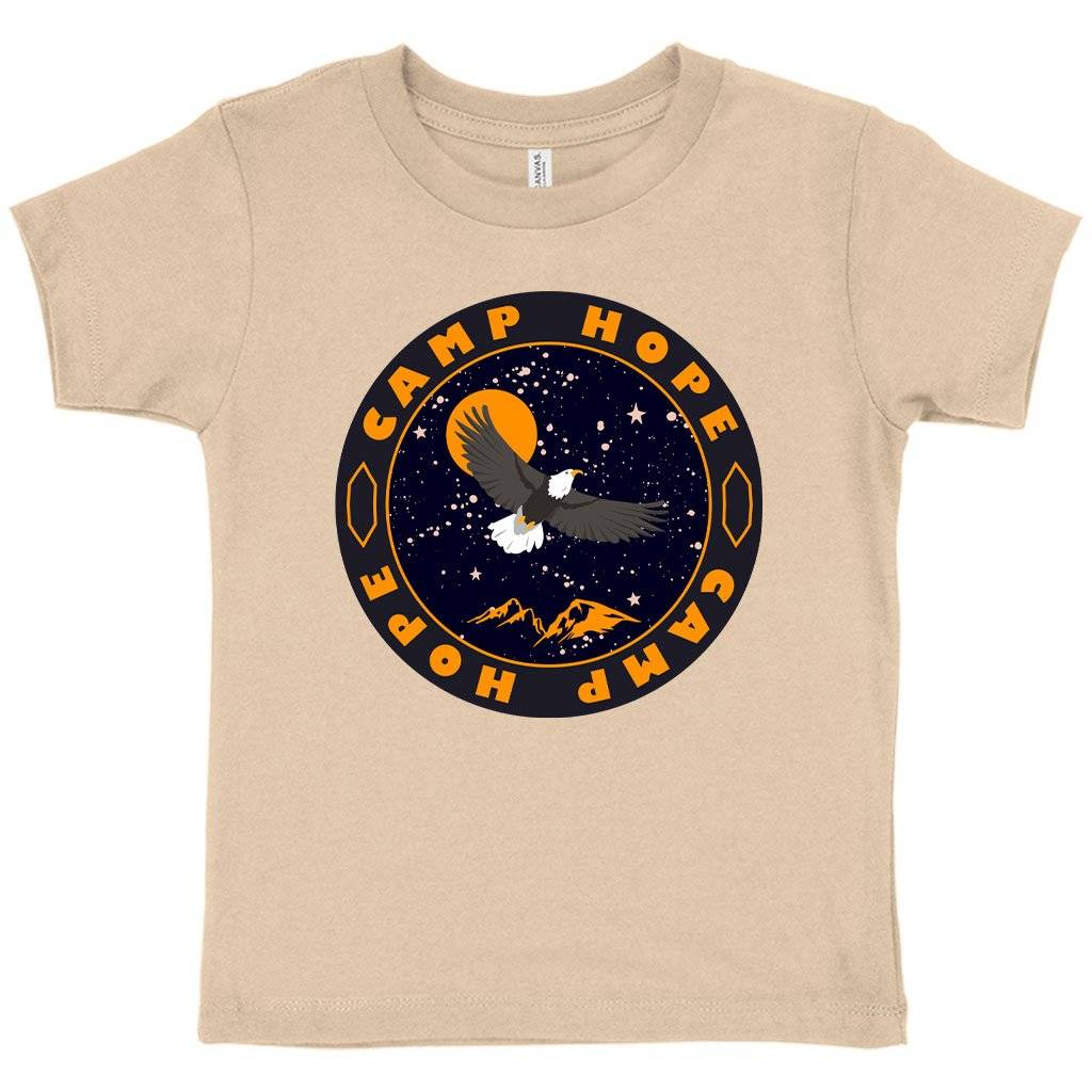 60407-5e9265.jpeg Toddler Camp Hope T-Shirt - Heavyweights Camp Hope T-Shirt Kids & Baby Toddler Clothing Color : Heather Dust|Kelly|Heather Columbia Blue