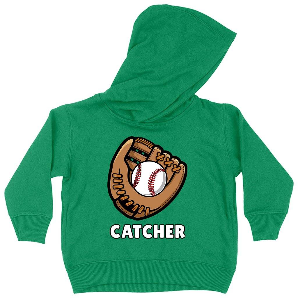 60410-1840bf.jpeg Toddler Catcher Hoodie - Baseball Hoodies Kids & Baby Toddler Clothing Color : Turquoise|Pink|Kelly