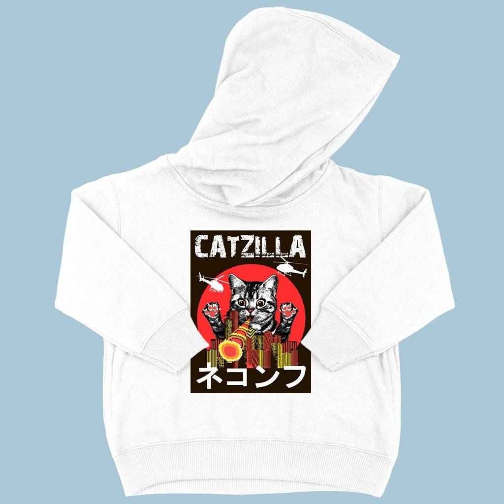 60412-5e0853.jpeg Toddler Catzilla Hoodie - Japanese Vintage Hoodie Kids & Baby Toddler Clothing Color : White|Black|Pink