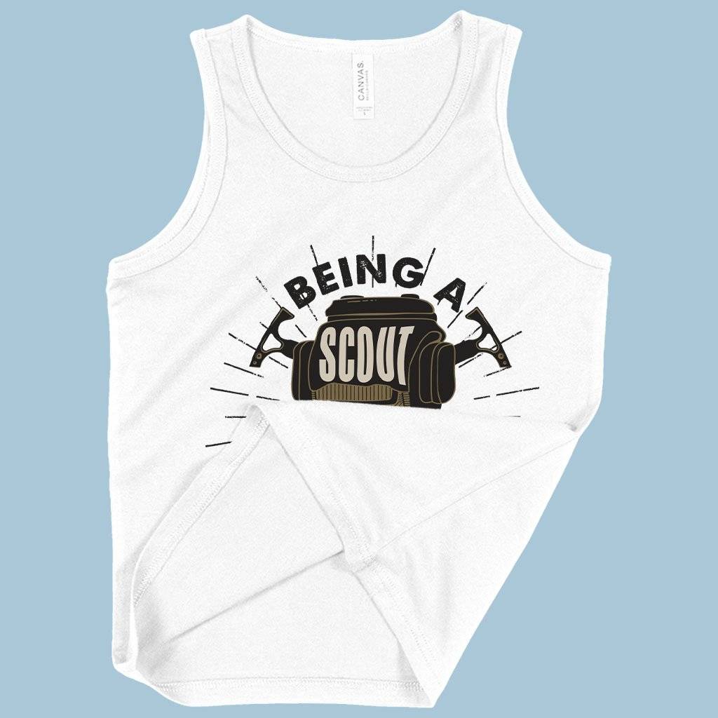 60693-170db4.jpeg Kids' Being a Scout Is Not a Hobby Tank - Boy Scout Tanks - Scouting Tank Kids & Baby Kids' Clothing Color : White|Neon Blue|Athletic Heather