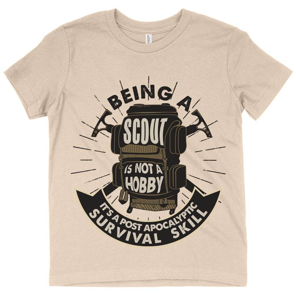 60697-5ea030.jpeg Kids' Being a Scout Is Not a Hobby T-Shirt - Boy Scout T-Shirts - Scouting T-Shirt Kids & Baby Kids' Clothing Color : White|Natural|Mustard
