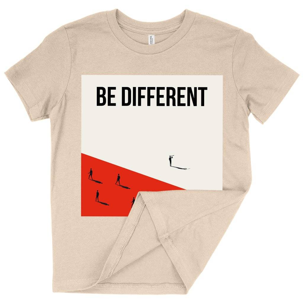 60698-cee8c1.jpeg Kids' Be Different T-Shirt - Printed T-Shirts Kids & Baby Kids' Clothing Color : Pink|Black|Natural