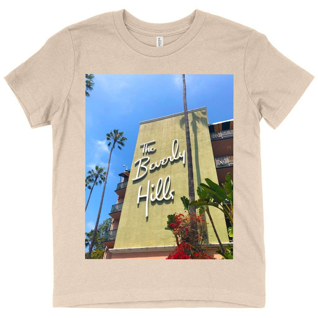 60709-a3a748.jpeg Kids' Beverly Hills T-Shirt - 90210 T-Shirt Kids & Baby Kids' Clothing Color : Columbia Blue|Mustard|Natural
