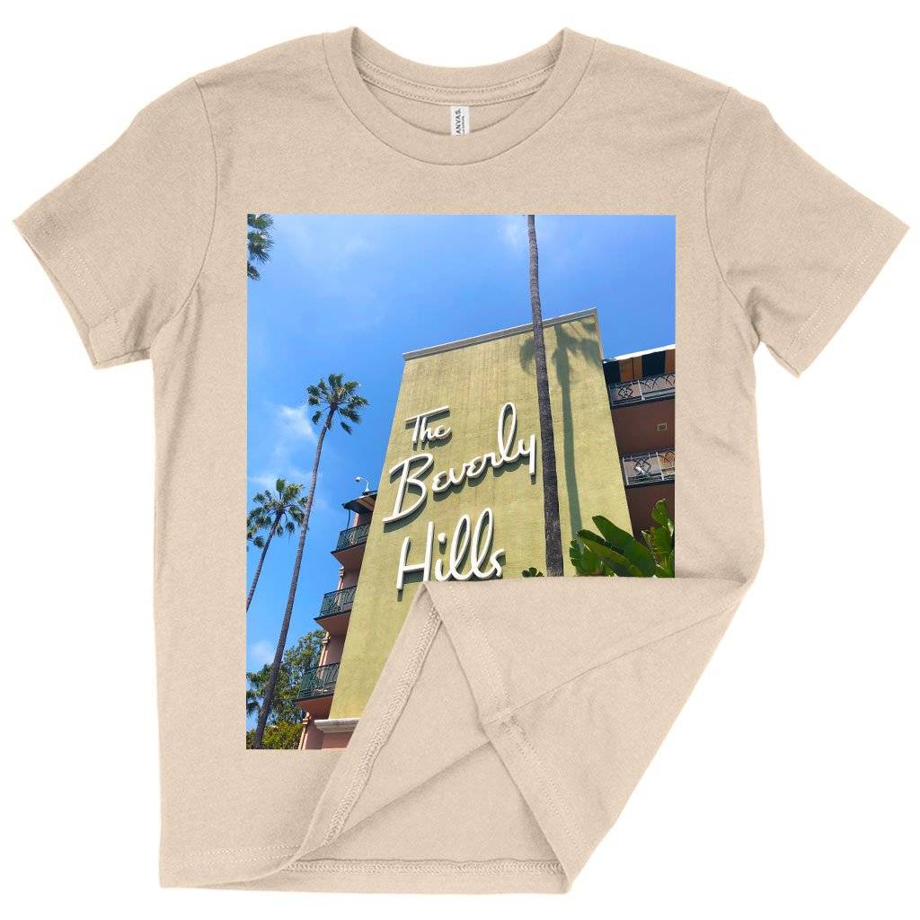 60709-e160b8.jpeg Kids' Beverly Hills T-Shirt - 90210 T-Shirt Kids & Baby Kids' Clothing Color : Columbia Blue|Mustard|Natural