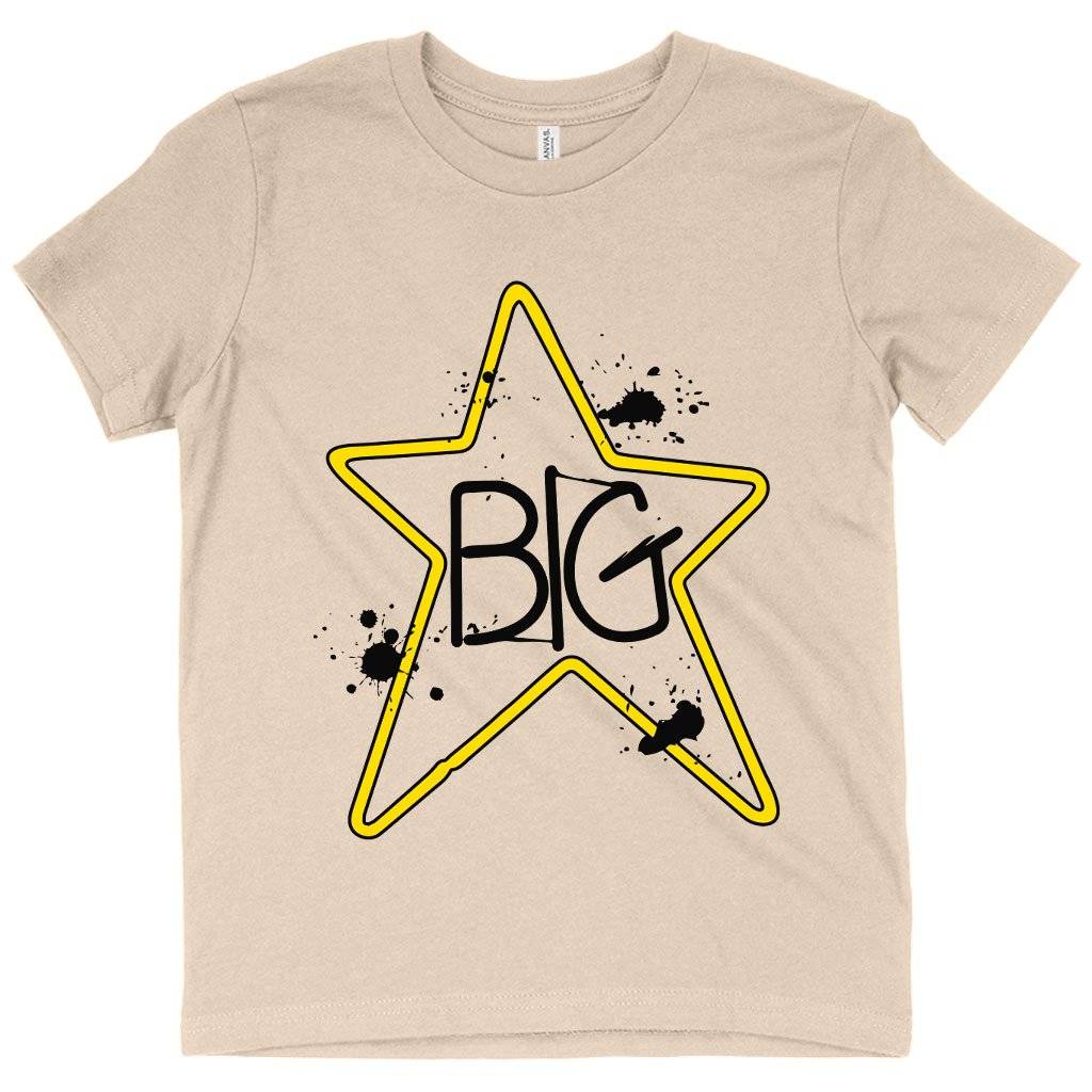 60716-ca13e1.jpeg Kids' Big Star T-Shirt - Big Star Vintage T-Shirt Kids & Baby Kids' Clothing Color : Heather Red|Natural|Black