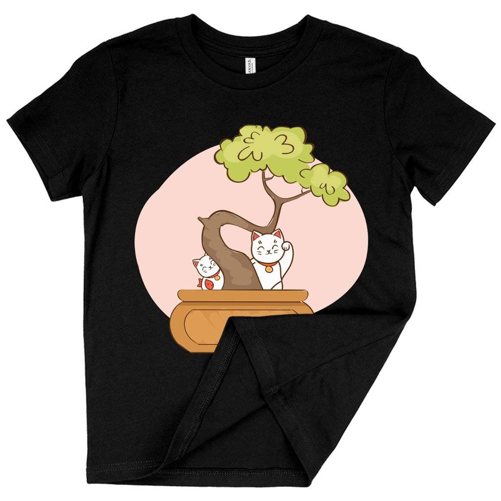 60866-e0fe65.jpeg Kids' Bonsai T-Shirt - Cat T-Shirts Kids & Baby Kids' Clothing Color : White|Pink|Black