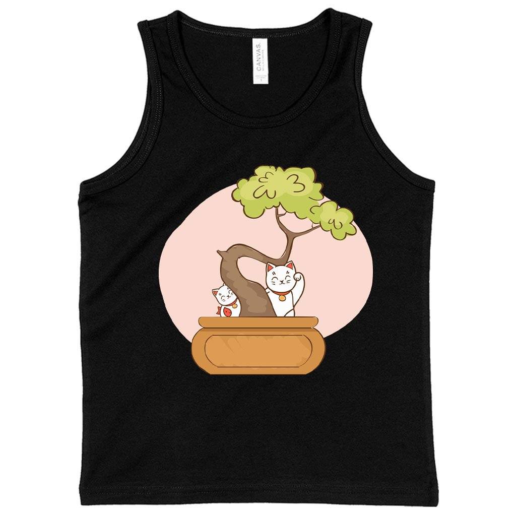 60868-2ff454.jpeg Kids' Bonsai Tank - Cat Tanks Kids & Baby Kids' Clothing Color : Black|Neon Pink|White