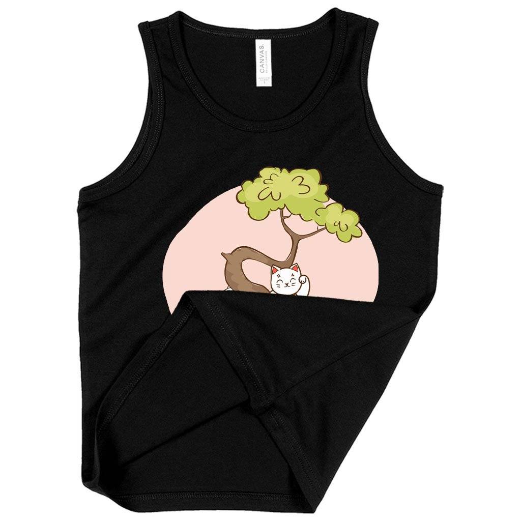 60868-c16010.jpeg Kids' Bonsai Tank - Cat Tanks Kids & Baby Kids' Clothing Color : Black|Neon Pink|White