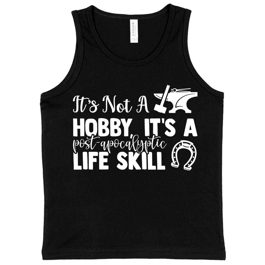 61191-052aa0.jpeg Kids' It’s Not a Hobby Tank - Funny Blacksmith Tank Kids & Baby Kids' Clothing Color : Neon Pink|Neon Blue|Black