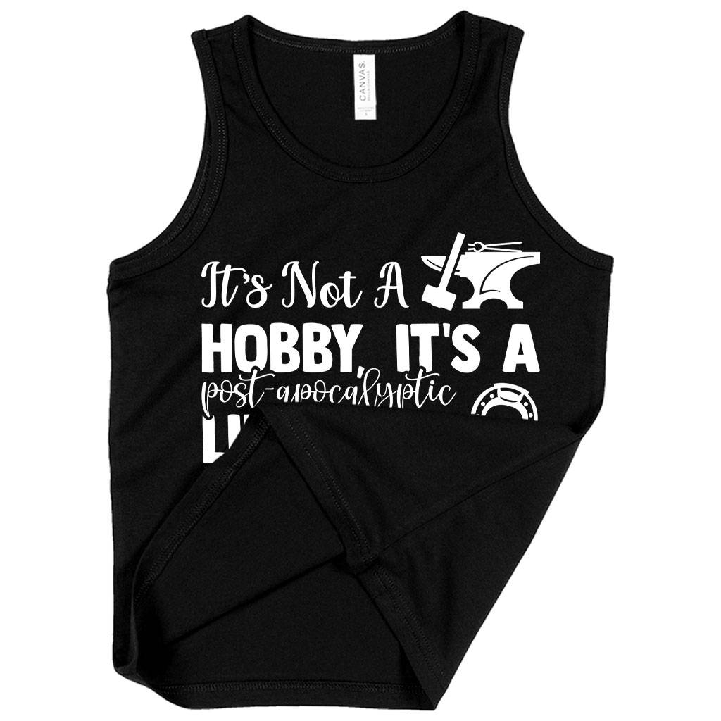61191-133daa.jpeg Kids' It’s Not a Hobby Tank - Funny Blacksmith Tank Kids & Baby Kids' Clothing Color : Neon Pink|Neon Blue|Black