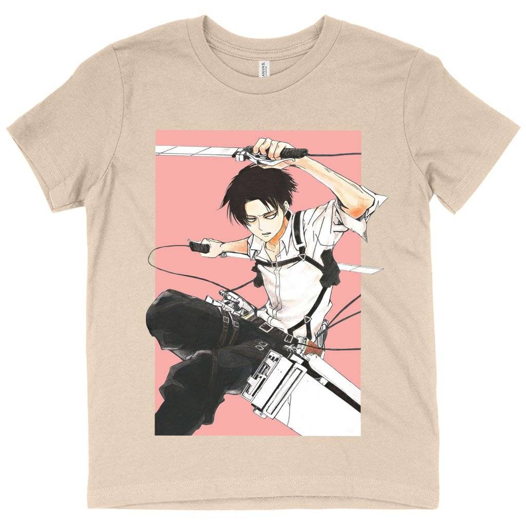 61192-cd2ce5.jpeg Kids' Levi Ackerman T-Shirt - Best Anime T-Shirts Kids & Baby Kids' Clothing Color : White|Natural|Black