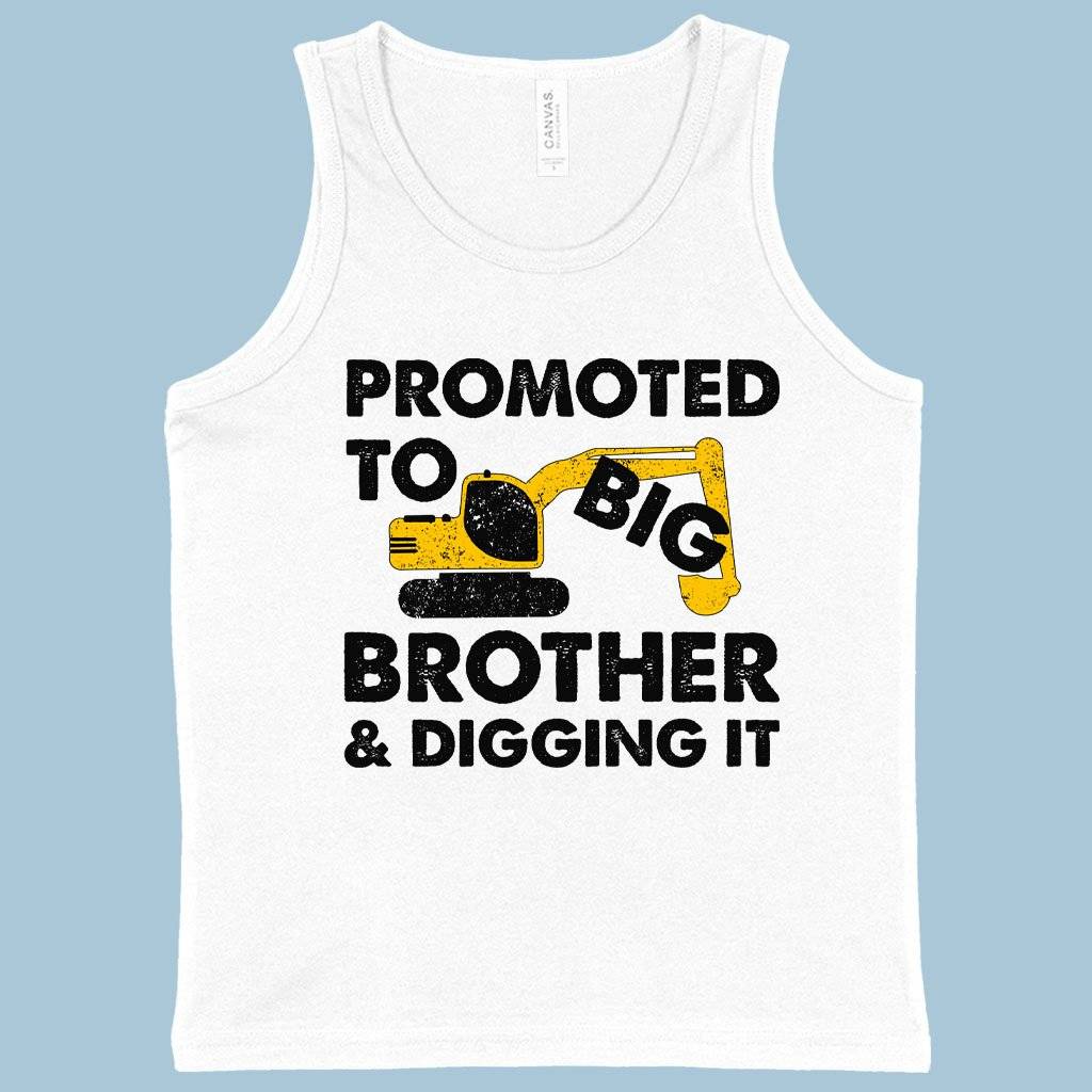 61198-412058.jpeg Kids' Promoted to Big Brother Tank - Big Brother Tank Announcement - Pregnancy Announcement Tanks Kids & Baby Kids' Clothing Color : White|Neon Blue|Black