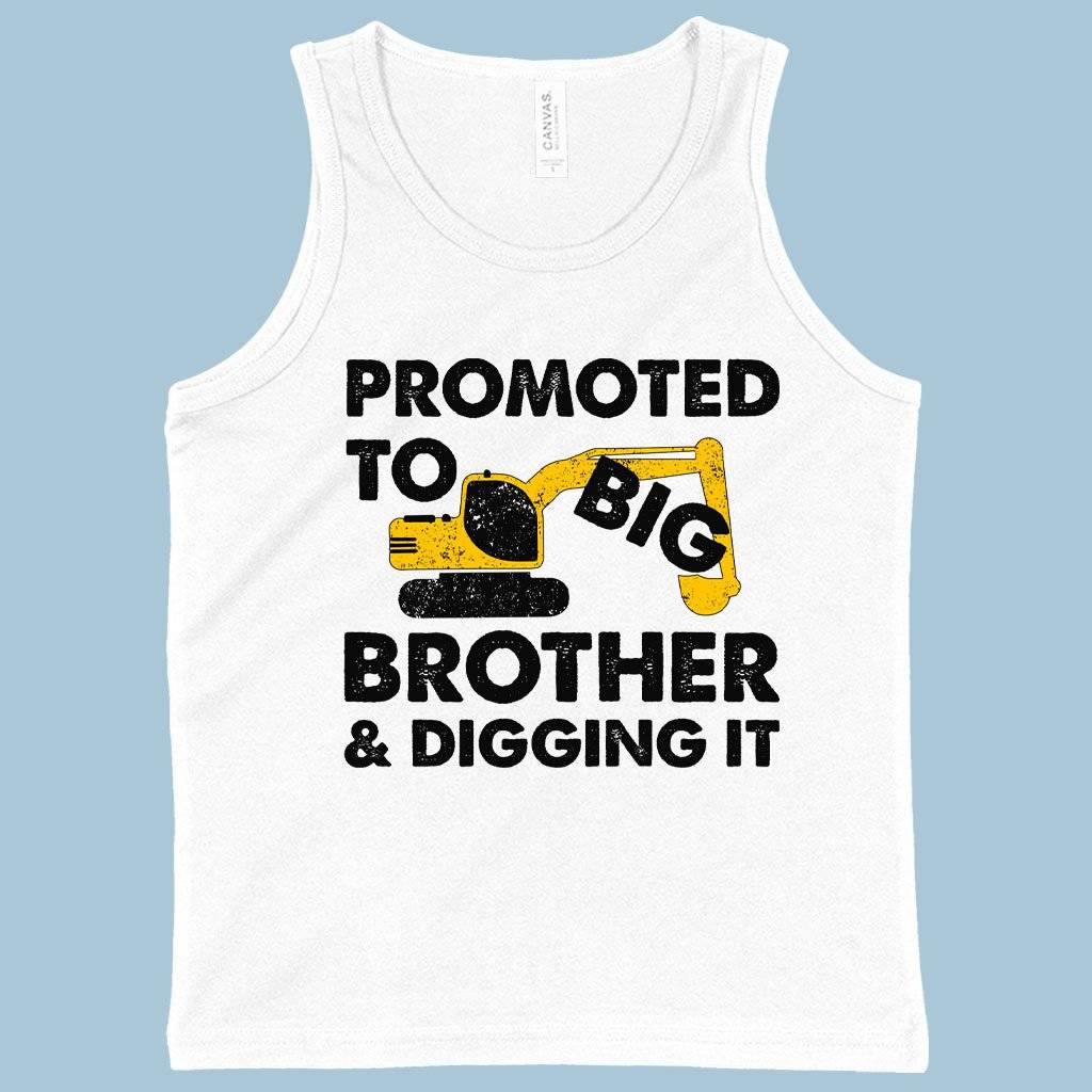 61198-55026c.jpeg Kids' Promoted to Big Brother Tank - Big Brother Tank Announcement - Pregnancy Announcement Tanks Kids & Baby Kids' Clothing Color : White|Neon Blue|Black
