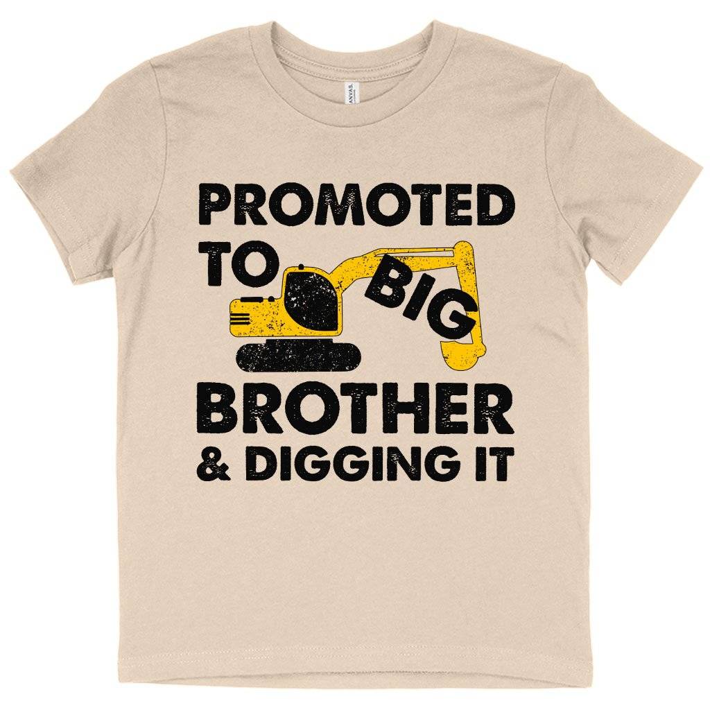 61199-26e47a.jpeg Kids' Promoted to Big Brother T-Shirt - Big Brother T-Shirt Announcement - Pregnancy Announcement T-Shirts Kids & Baby Kids' Clothing Color : Natural|Heather Red|Columbia Blue