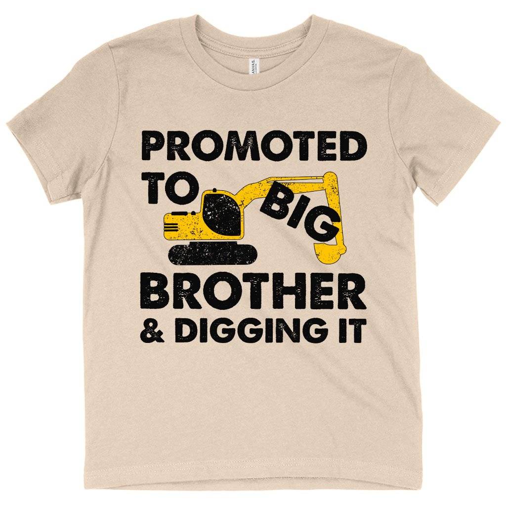 61199-bc8339.jpeg Kids' Promoted to Big Brother T-Shirt - Big Brother T-Shirt Announcement - Pregnancy Announcement T-Shirts Kids & Baby Kids' Clothing Color : Natural|Heather Red|Columbia Blue