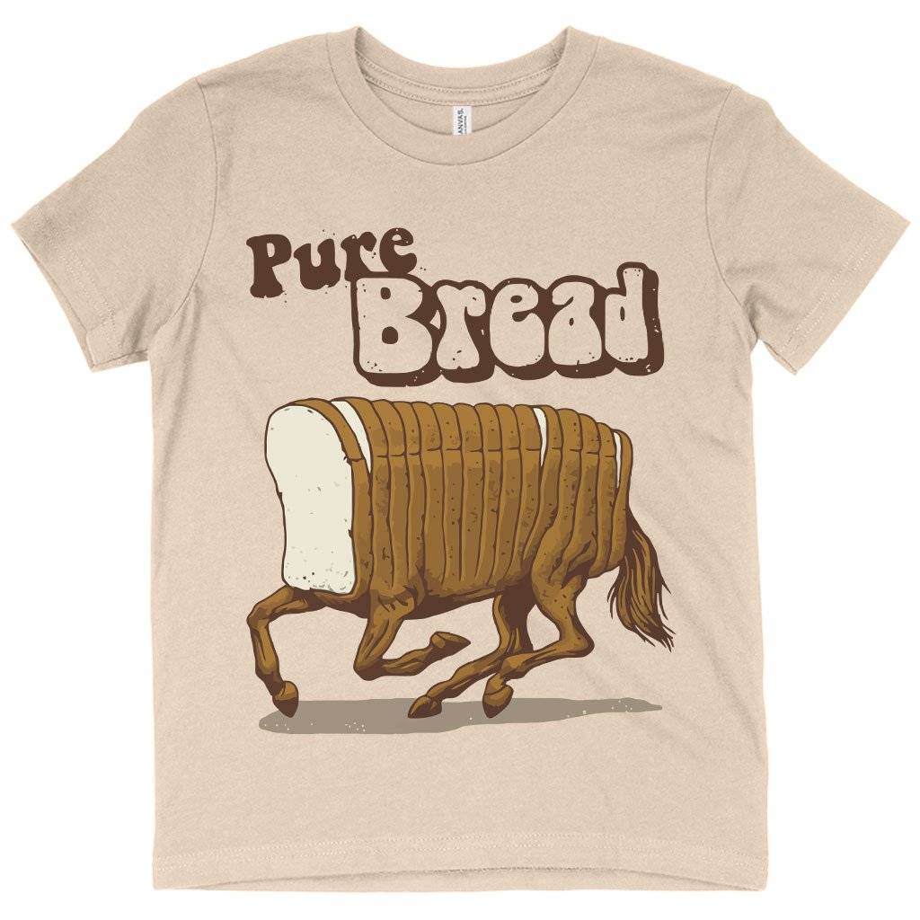61200-3e6837.jpeg Kids' Pure Bread T-Shirt - Funny T-Shirts Kids & Baby Kids' Clothing Color : White|Natural|Black