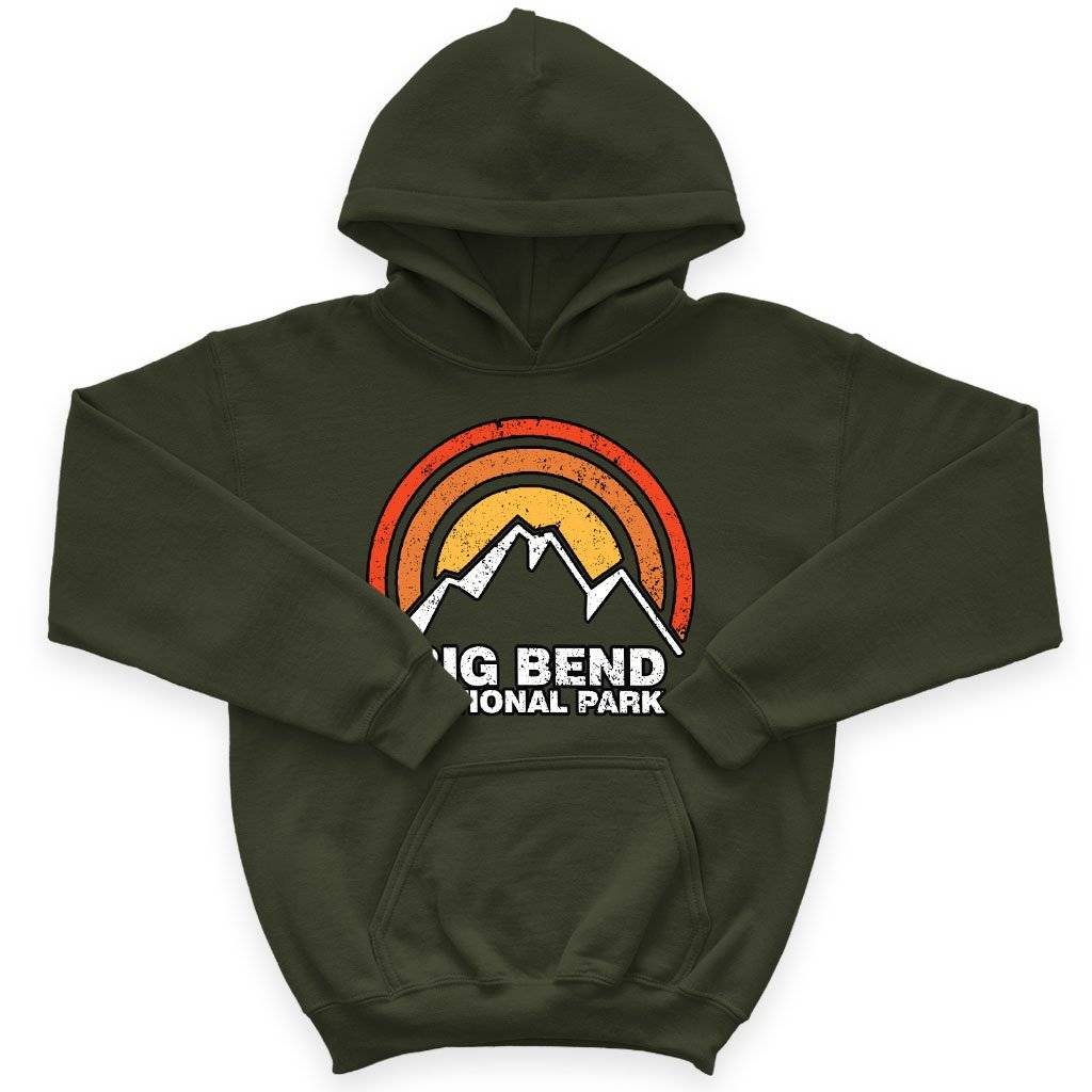 61267-f53bd4.jpeg Kids' Sponge Fleece Big Bend Hoodie - Mountain Hoodie Kids & Baby Kids' Clothing Color : Athletic Heather|Military Green|Black