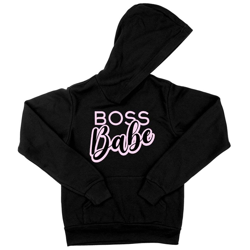 61274-c5b274.jpeg Kids' Sponge Fleece Boss Babe Graphic Hoodie Kids & Baby Kids' Clothing Color : Athletic Heather|Military Green|Black