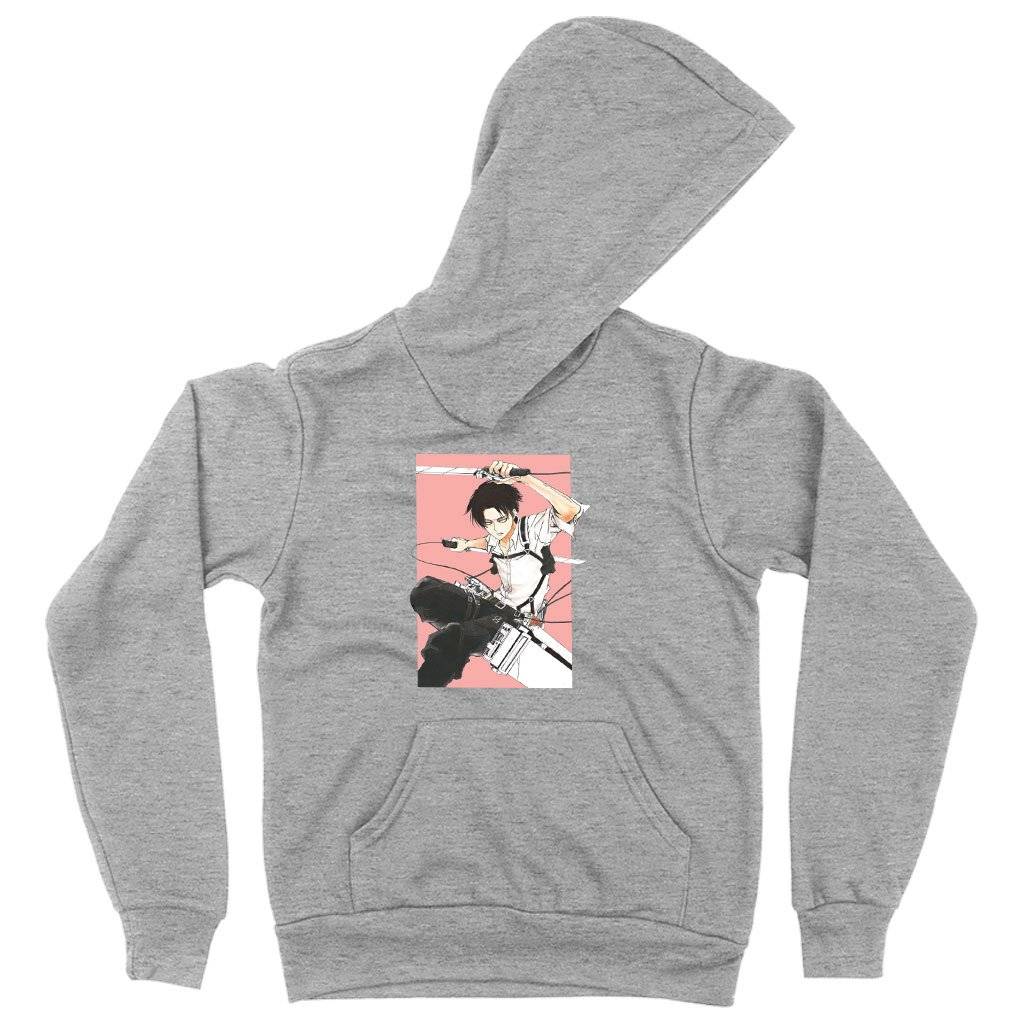 61279-19bd4f.jpeg Kids' Sponge Fleece Levi Ackerman Hoodie - Best Anime Hoodies Kids & Baby Kids' Clothing Color : Athletic Heather|Mauve|Black