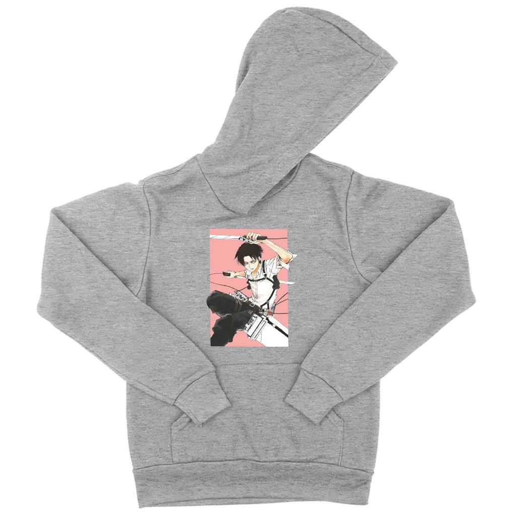 61279-abaca5.jpeg Kids' Sponge Fleece Levi Ackerman Hoodie - Best Anime Hoodies Kids & Baby Kids' Clothing Color : Athletic Heather|Mauve|Black