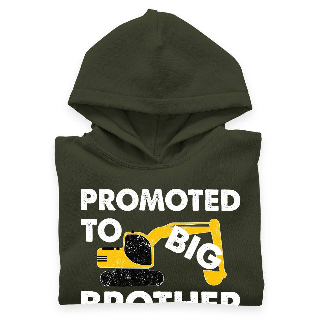 61282-05e617.jpeg Kids' Sponge Fleece Promoted to Big Brother Hoodie - Big Brother Hoodie Announcement - Pregnancy Announcement Hoodies Kids & Baby Kids' Clothing Color : Athletic Heather|Military Green|Dark Gray Heather