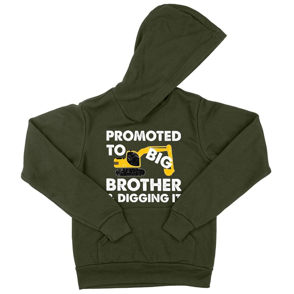 61282-58b63b.jpeg Kids' Sponge Fleece Promoted to Big Brother Hoodie - Big Brother Hoodie Announcement - Pregnancy Announcement Hoodies Kids & Baby Kids' Clothing Color : Athletic Heather|Military Green|Dark Gray Heather