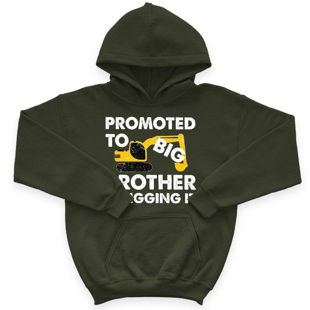 61282-89c861.jpeg Kids' Sponge Fleece Promoted to Big Brother Hoodie - Big Brother Hoodie Announcement - Pregnancy Announcement Hoodies Kids & Baby Kids' Clothing Color : Athletic Heather|Military Green|Dark Gray Heather