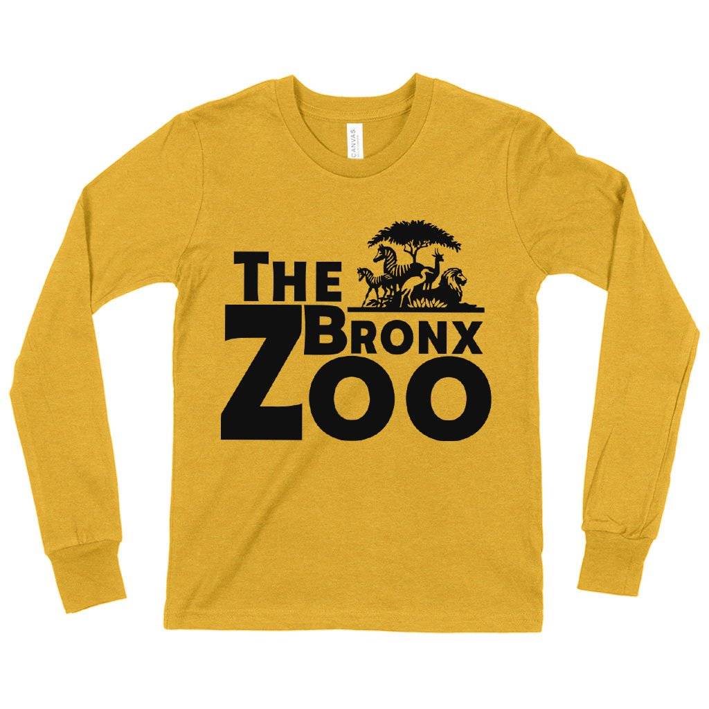 61288-085d08.jpeg Kids' The Bronx Zoo Long Sleeve T-Shirt - Bronx Zoo Gift Kids & Baby Kids' Clothing Color : White|Heather Yellow Gold|Black